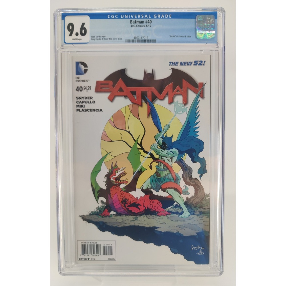 Batman #40 New 52 CGC 9.6 Scott Snyder Greg Capullo